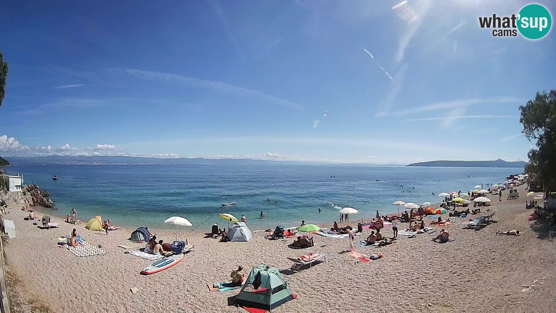 Livecam plage Sv. Ivan | Mošćenička Draga