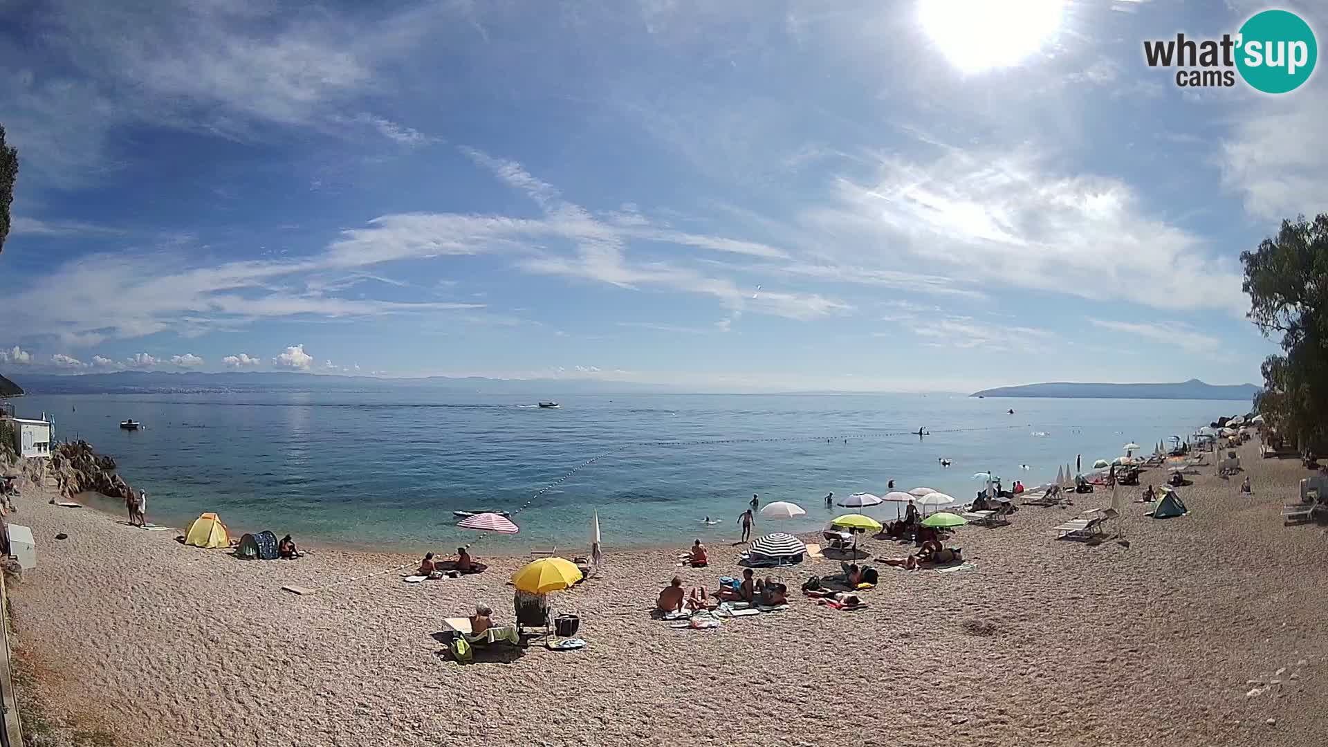 Webcam Sv. Ivan beach | Mošćenička Draga
