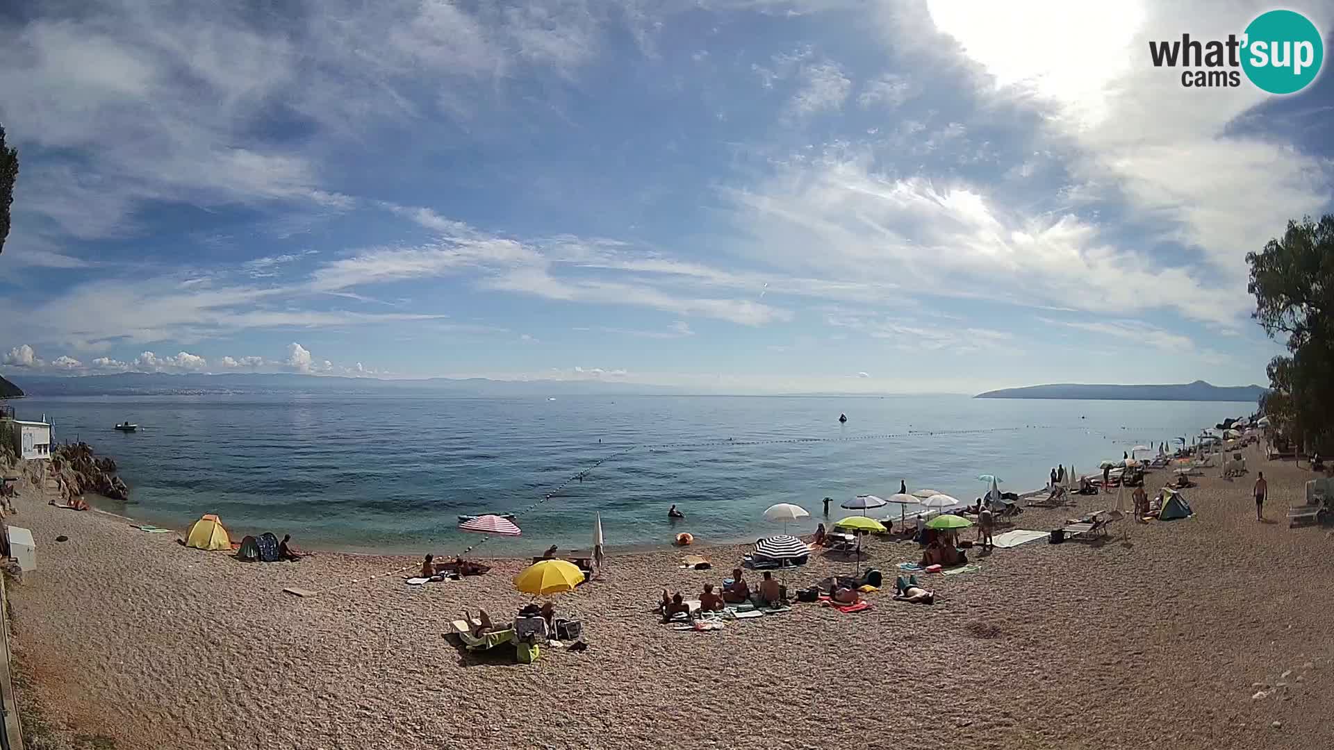 Webcam Sv. Ivan Strand | Mošćenička Draga