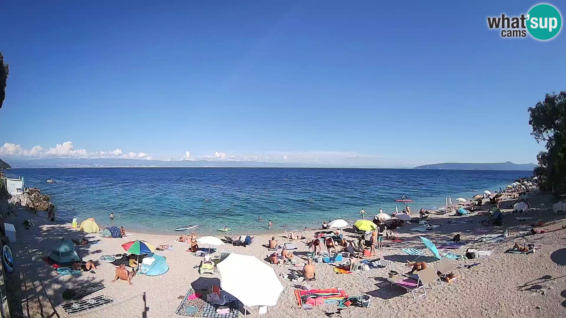 Webcam Sv. Ivan beach | Mošćenička Draga
