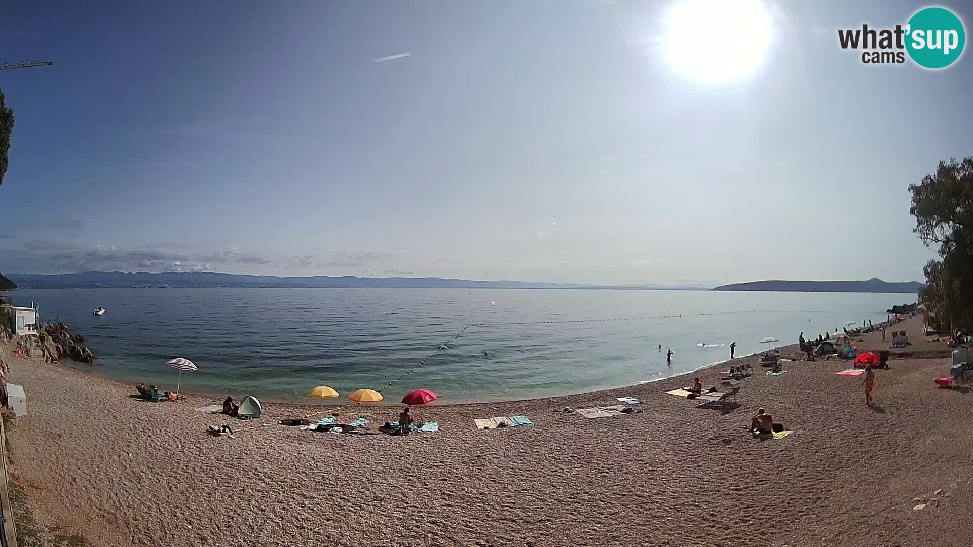 Webcam spiaggia Sv. Ivan | Draga di Moschiena