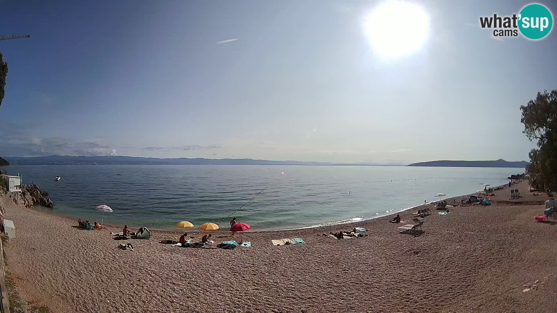 Webcam Sv. Ivan beach | Mošćenička Draga