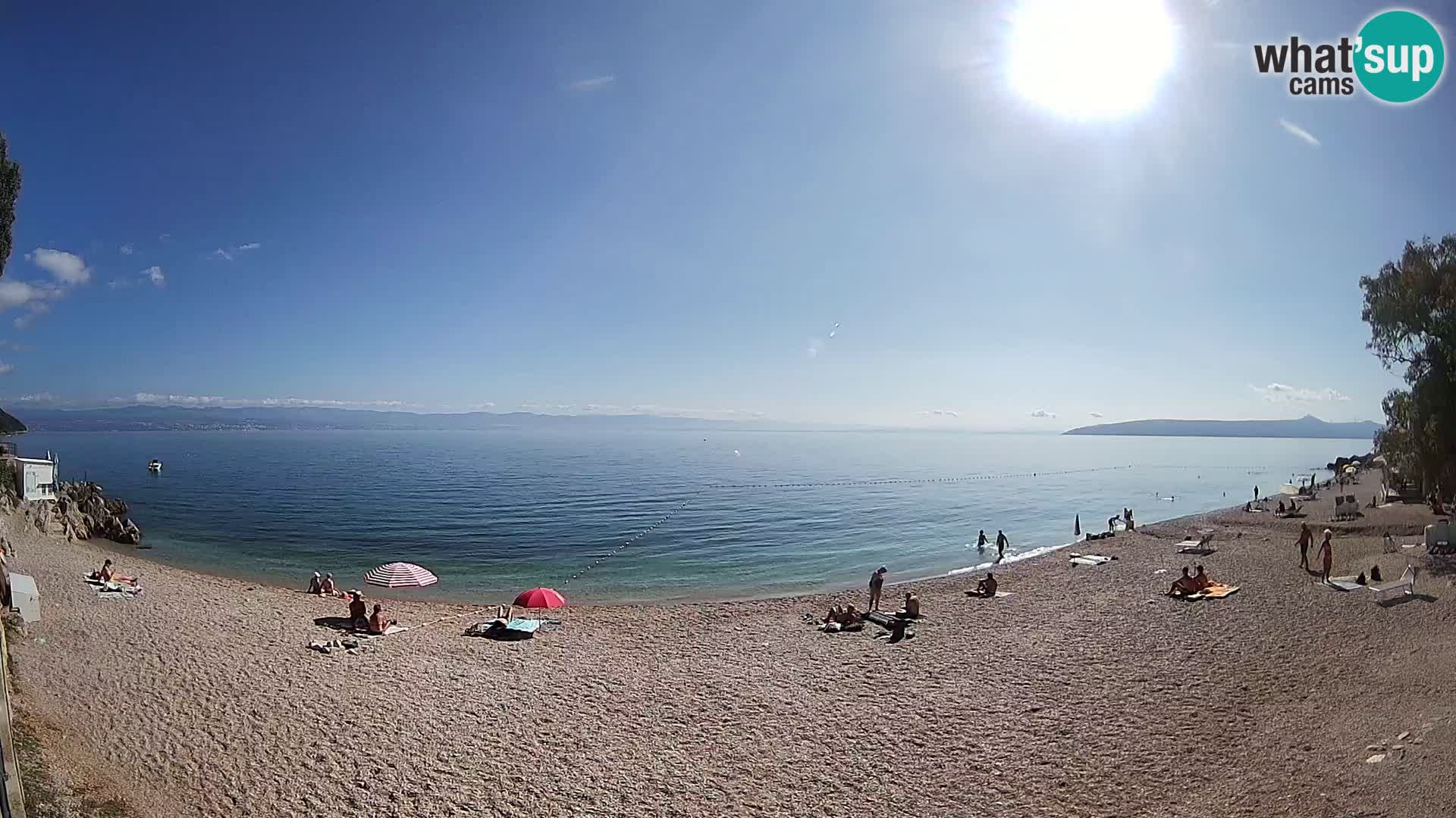 Webcam playa Sv. Ivan | Mošćenička Draga