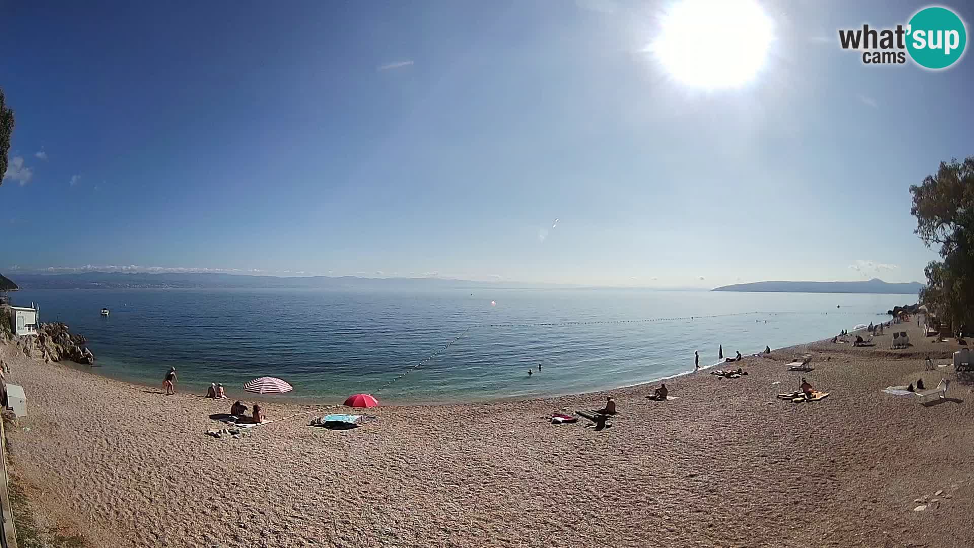 Webcam playa Sv. Ivan | Mošćenička Draga