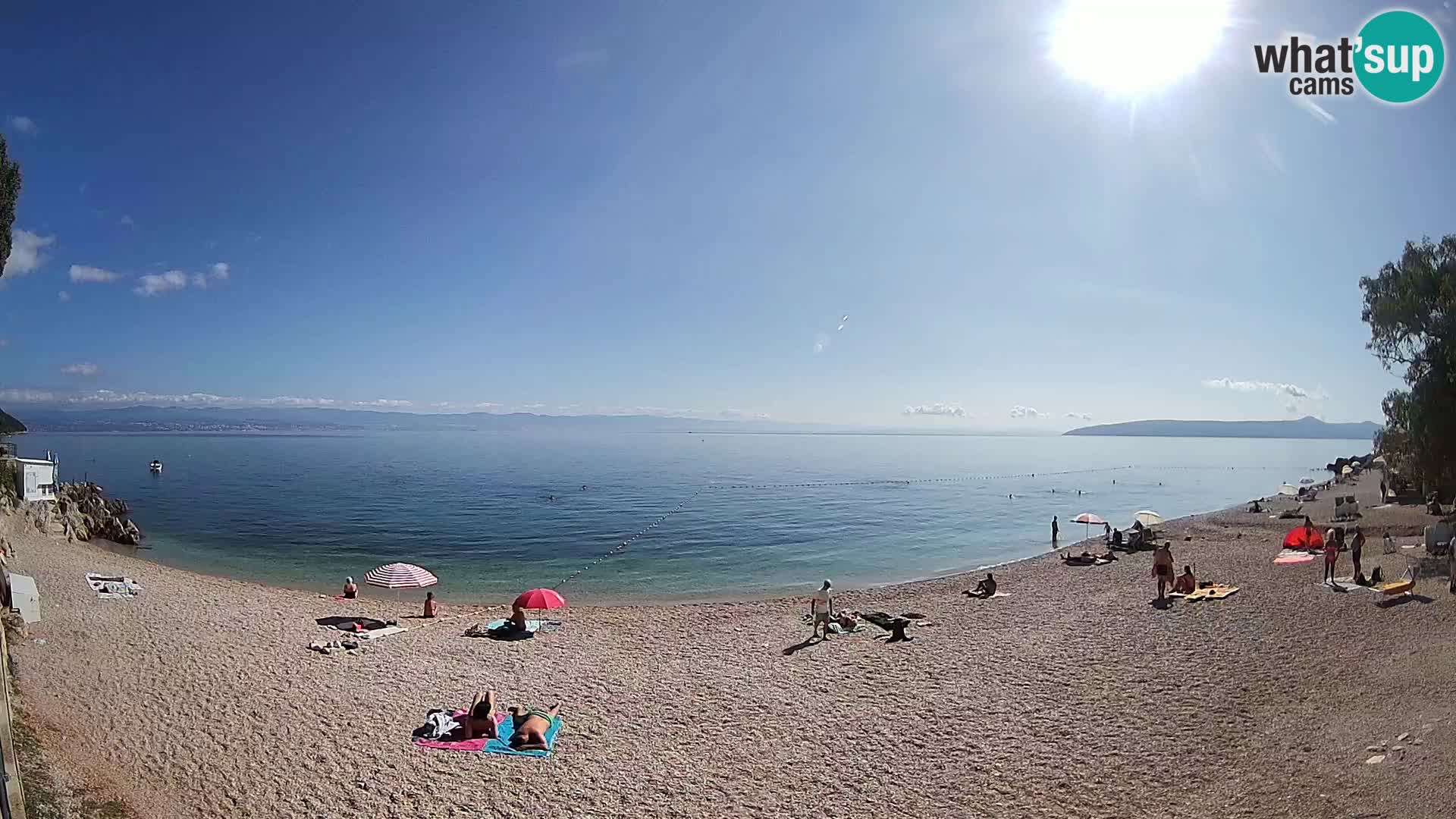 Spletna kamera plaža Sv. Ivan | Mošćenička Draga
