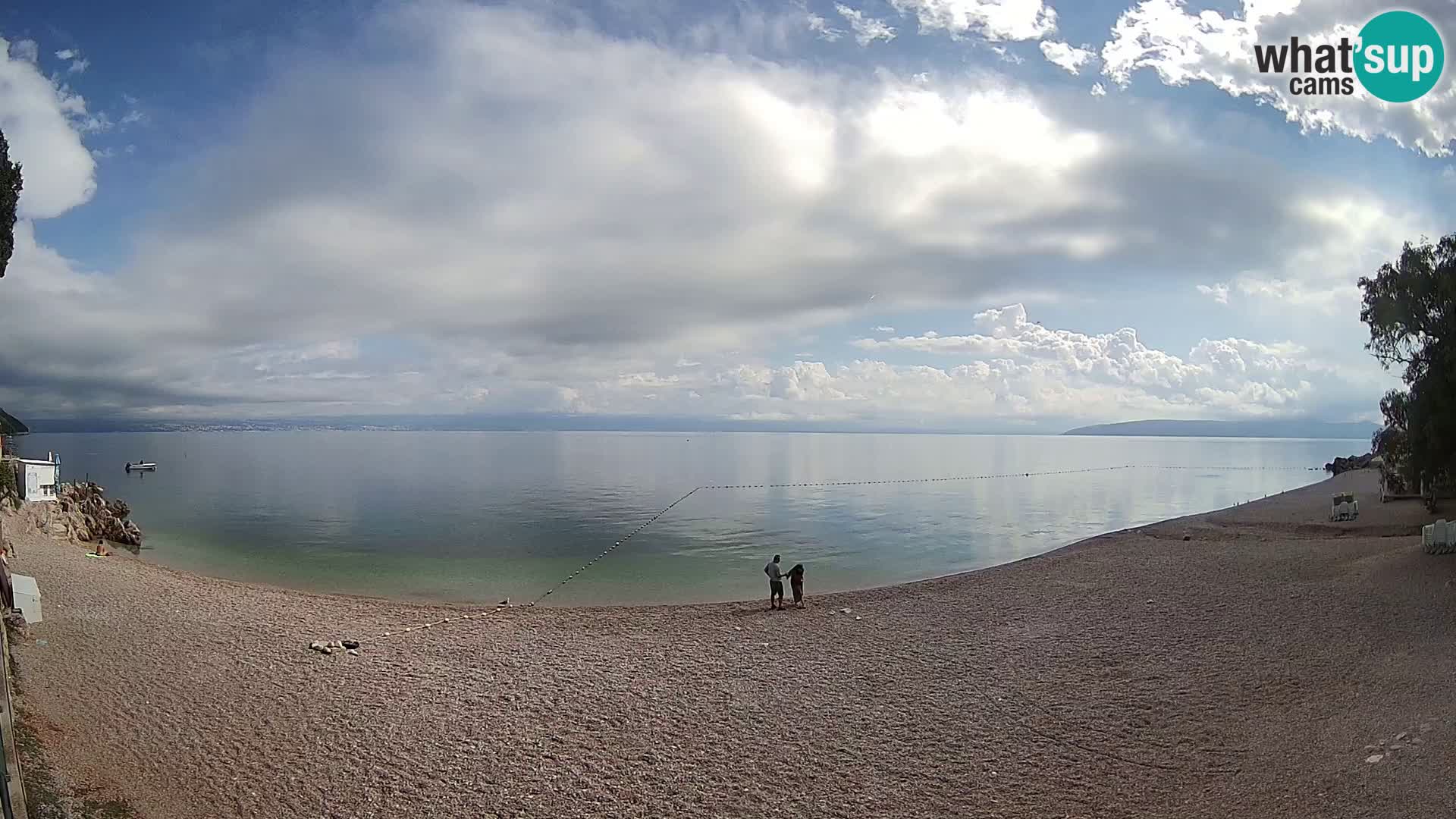 Spletna kamera plaža Sv. Ivan | Mošćenička Draga