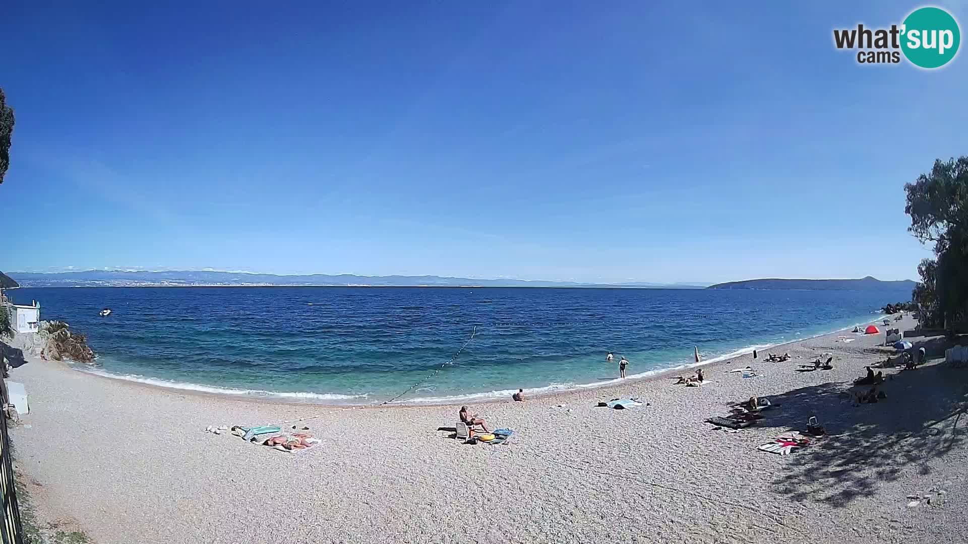 Webcam spiaggia Sv. Ivan | Draga di Moschiena
