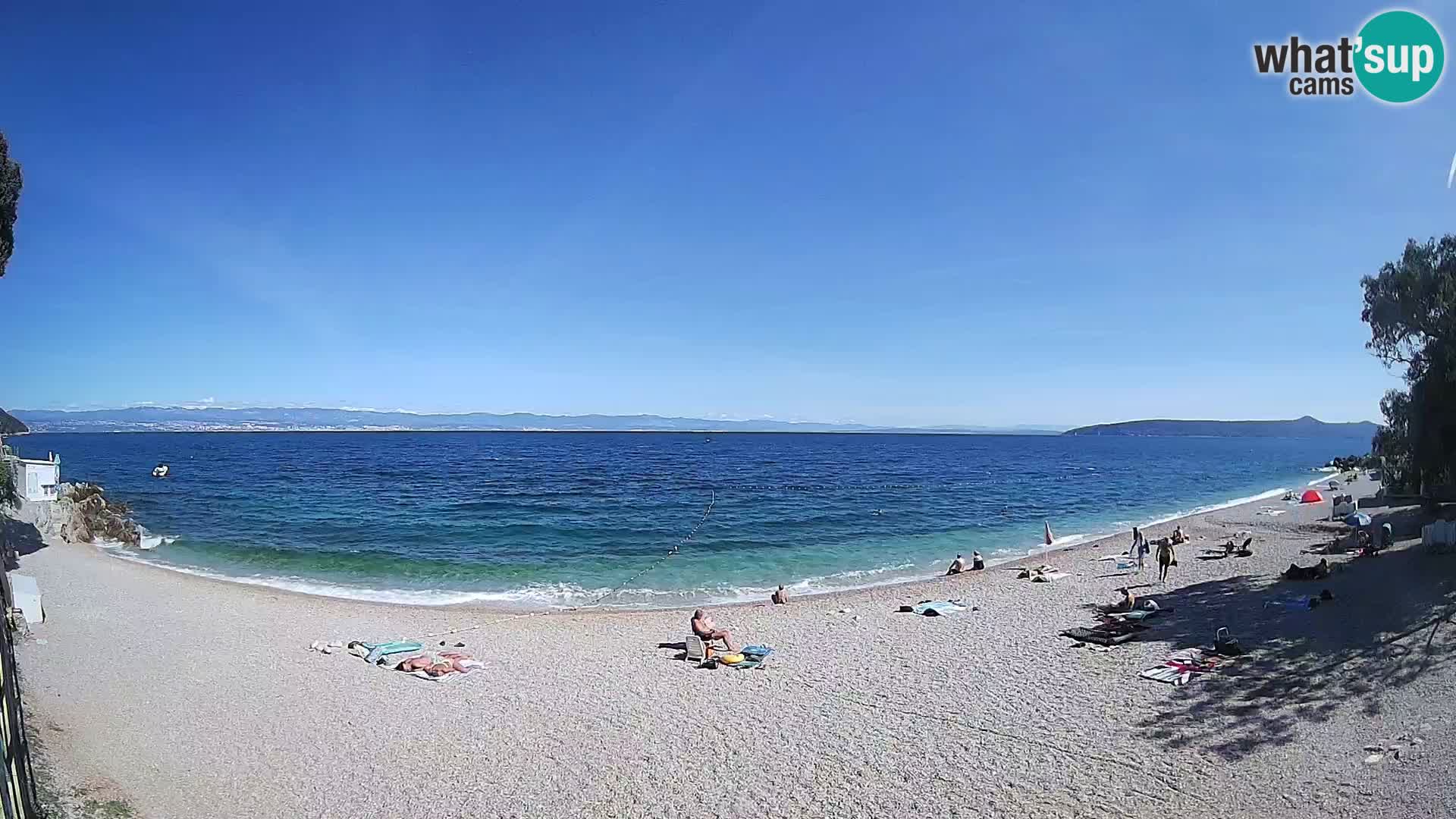 Webcam spiaggia Sv. Ivan | Draga di Moschiena