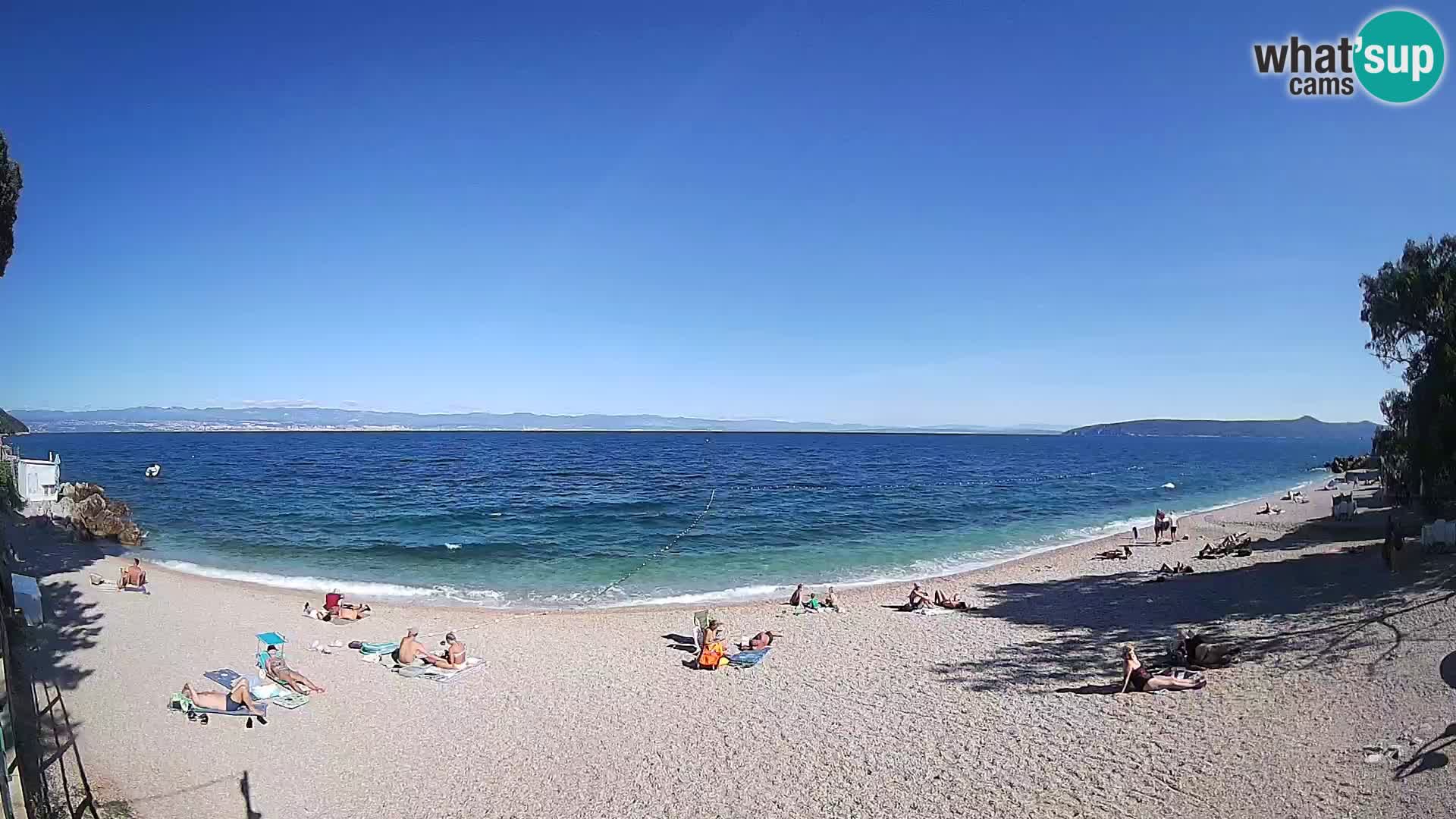 Spletna kamera plaža Sv. Ivan | Mošćenička Draga