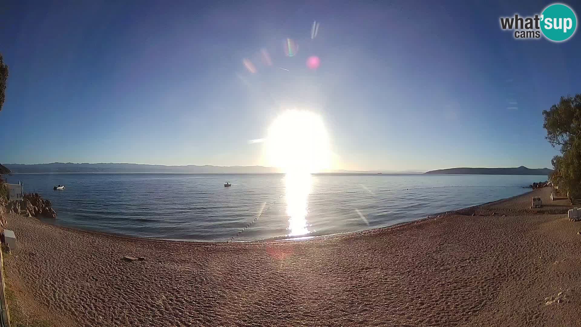 Webcam spiaggia Sv. Ivan | Draga di Moschiena