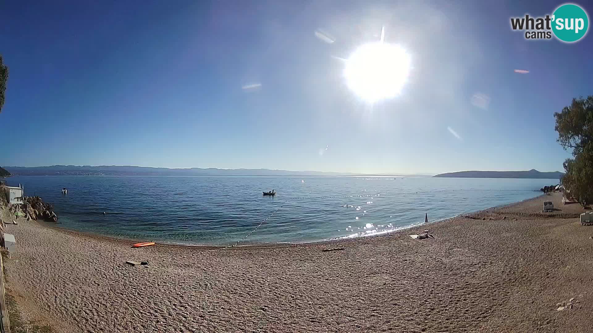 Spletna kamera plaža Sv. Ivan | Mošćenička Draga