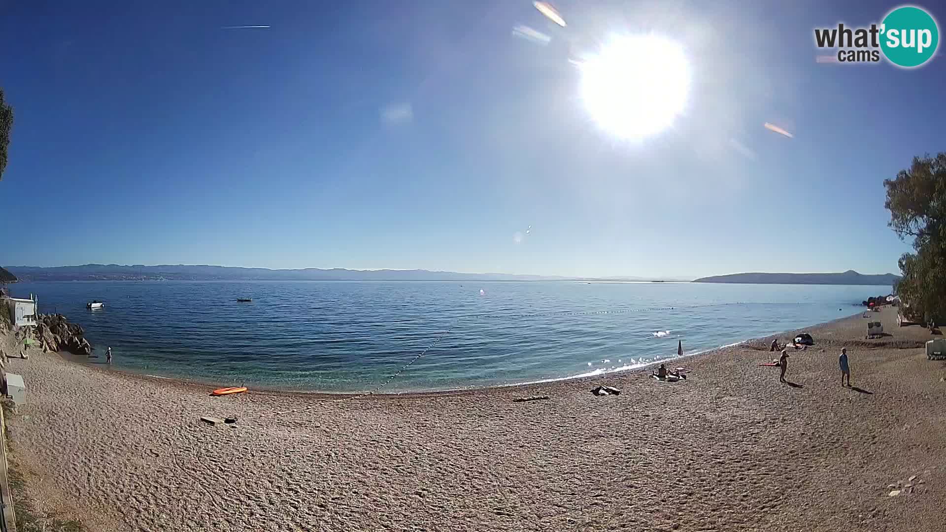 Webcam spiaggia Sv. Ivan | Draga di Moschiena