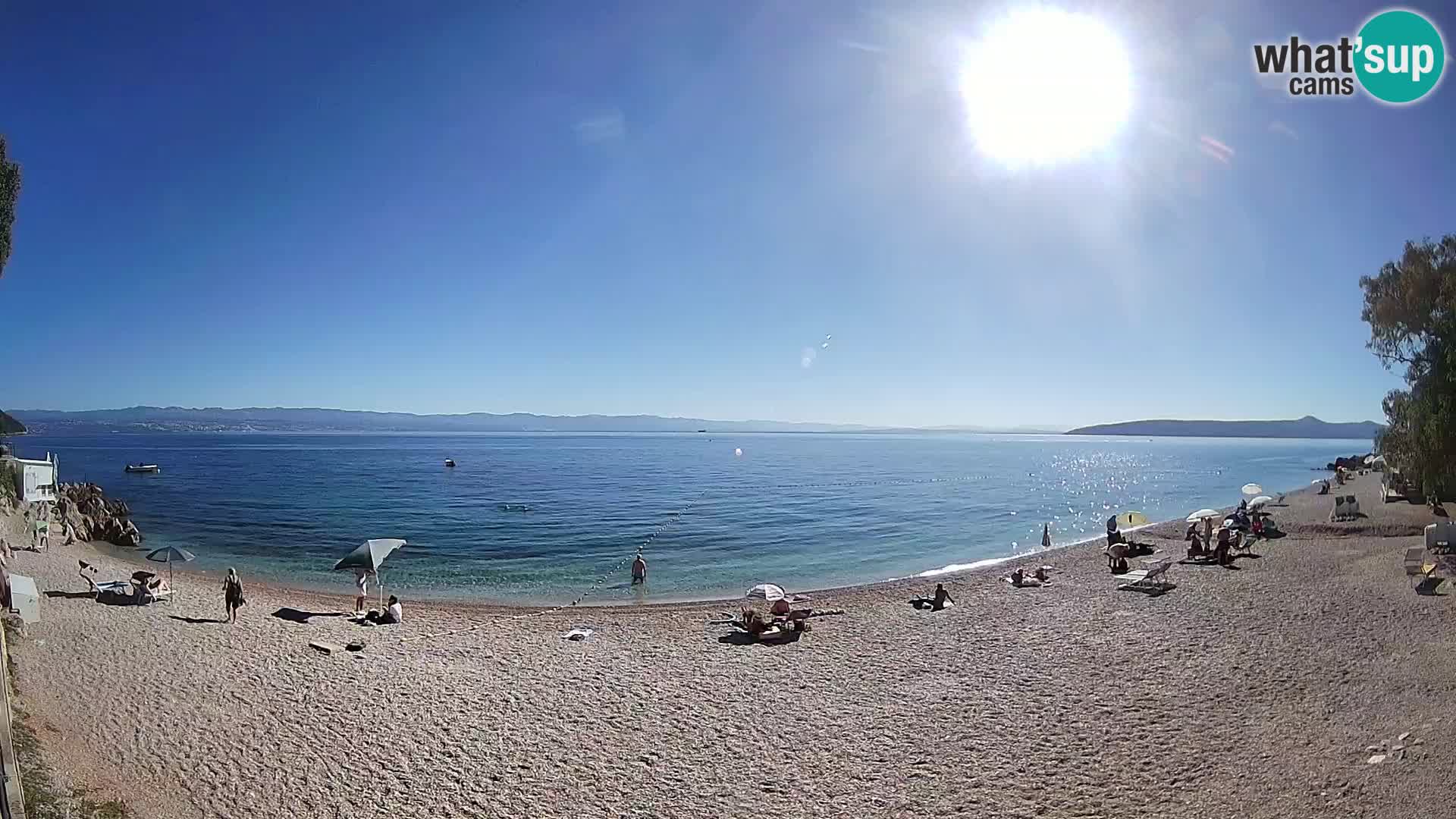 Webcam spiaggia Sv. Ivan | Draga di Moschiena