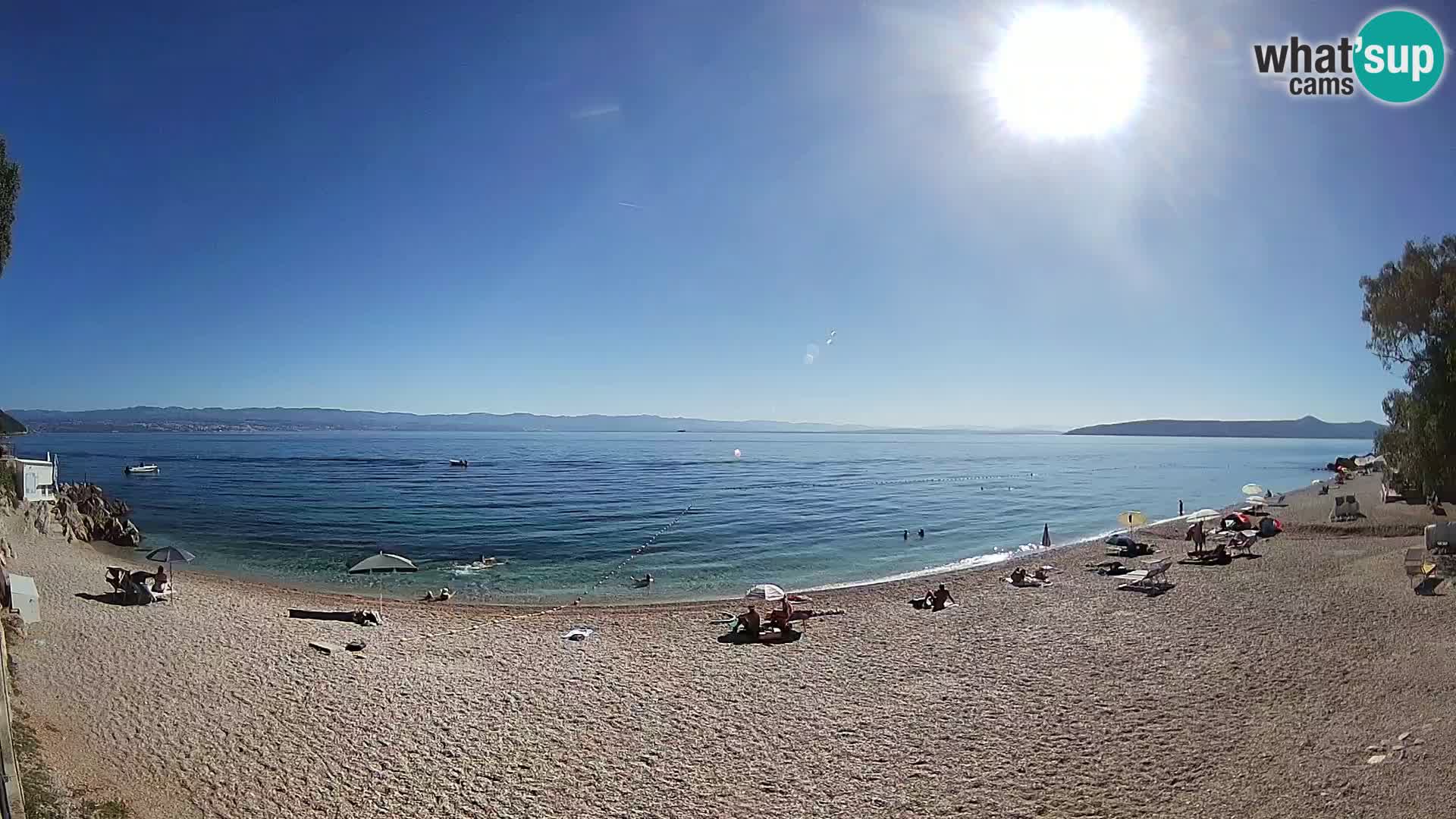 Spletna kamera plaža Sv. Ivan | Mošćenička Draga