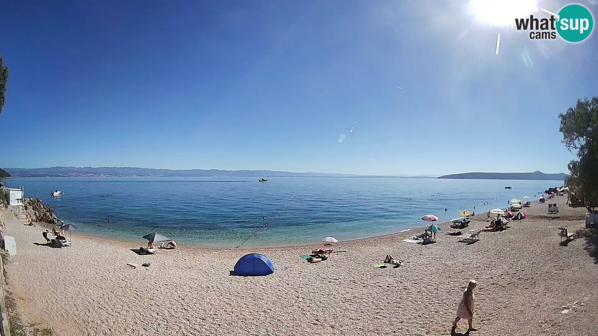 Webcam spiaggia Sv. Ivan | Draga di Moschiena