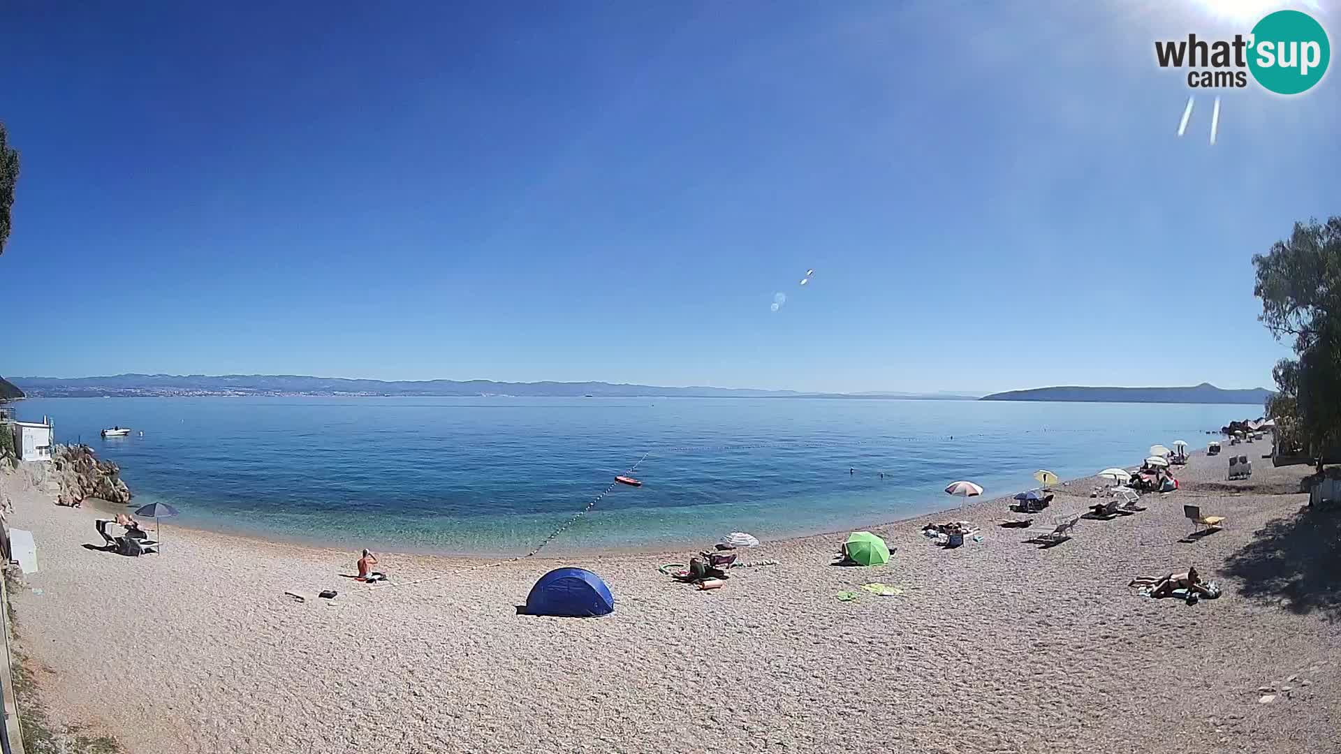 Spletna kamera plaža Sv. Ivan | Mošćenička Draga