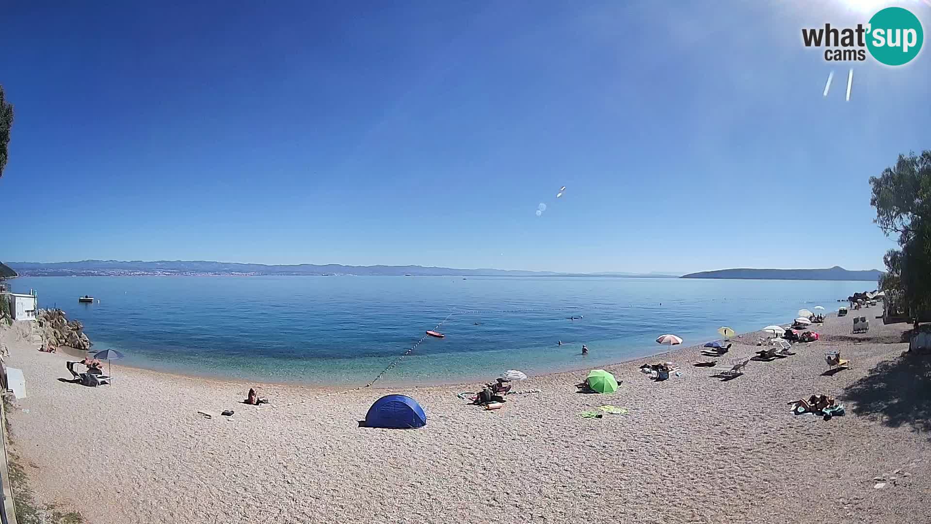 Spletna kamera plaža Sv. Ivan | Mošćenička Draga