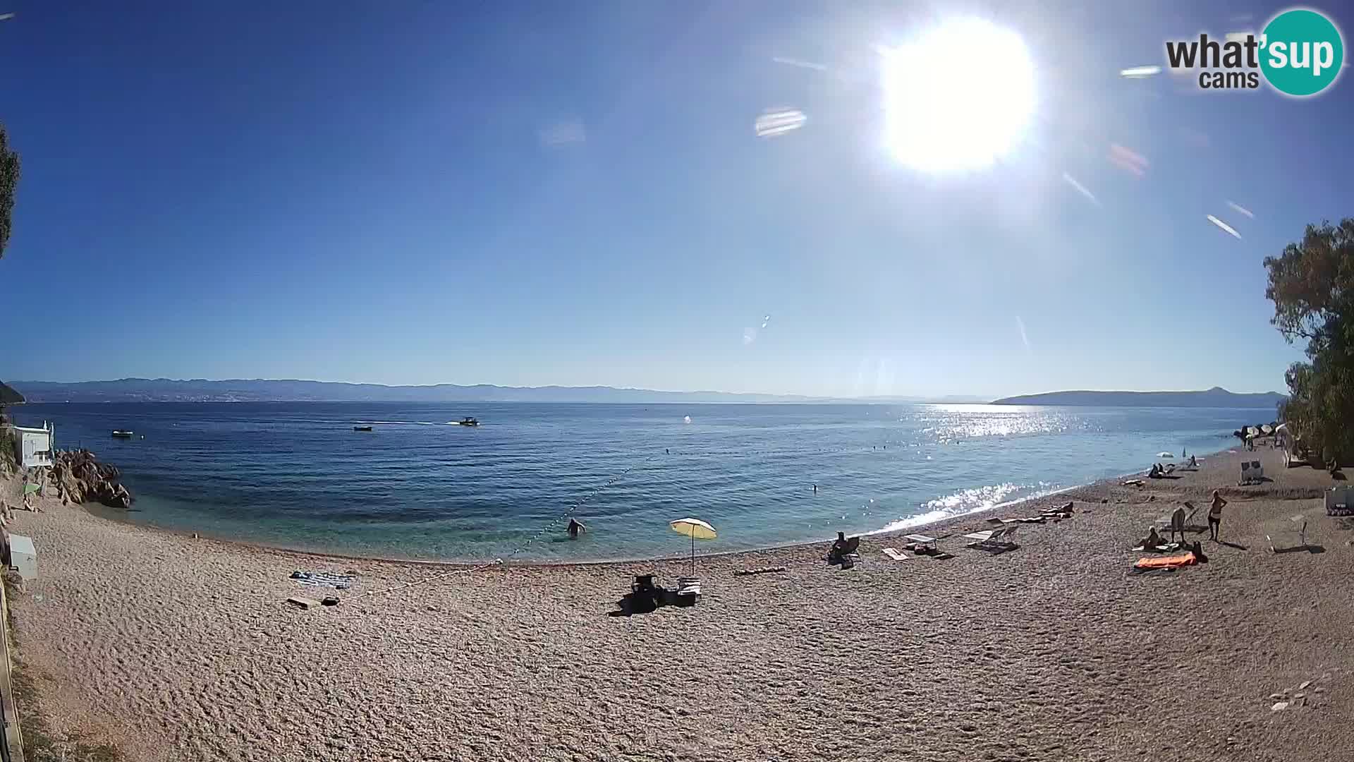 Webcam Sv. Ivan beach | Mošćenička Draga