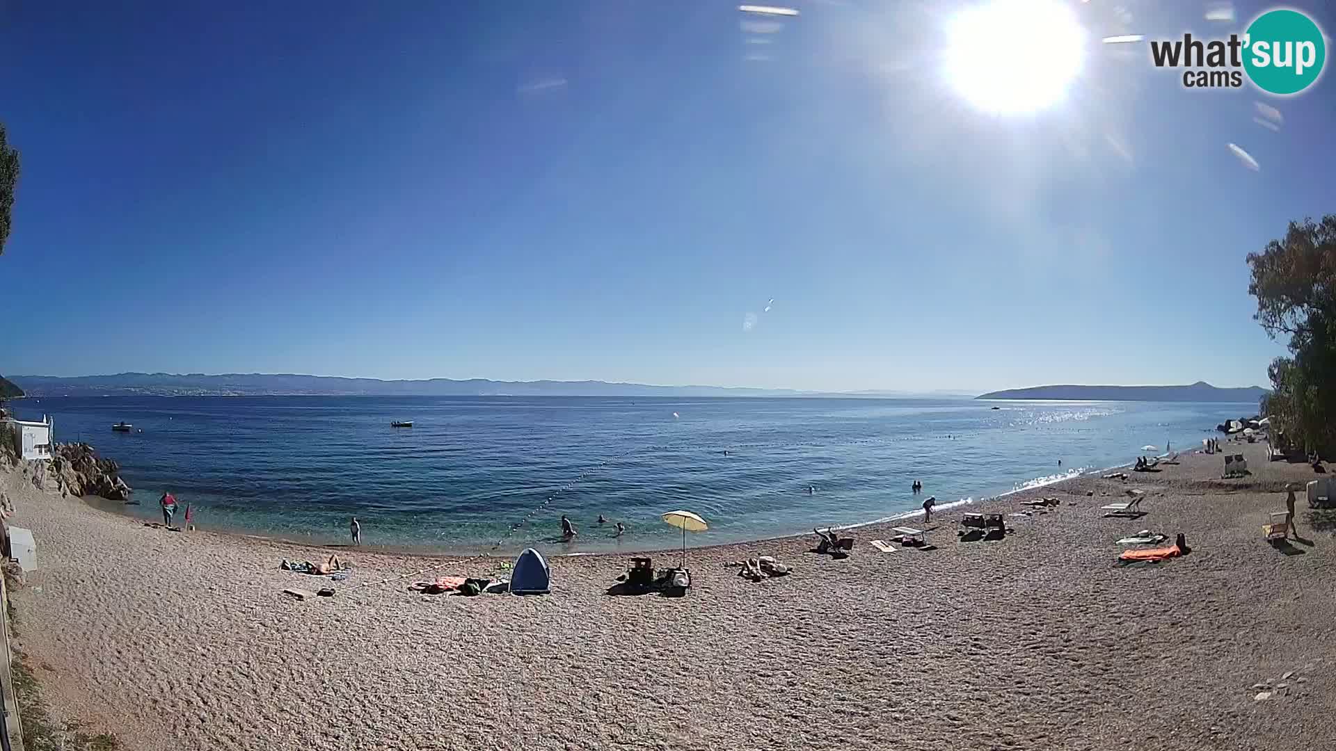 Livecam plage Sv. Ivan | Mošćenička Draga