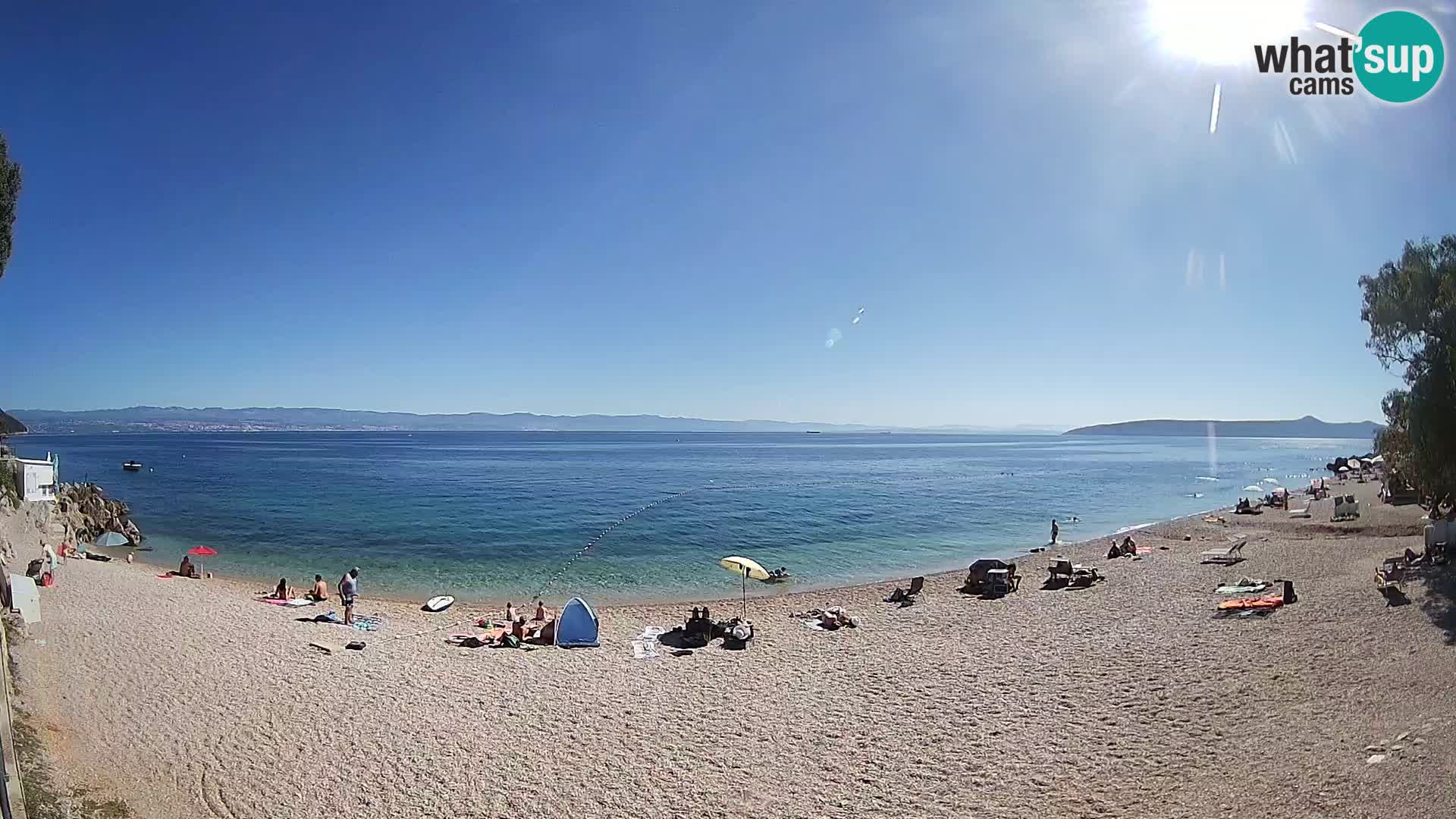Webcam spiaggia Sv. Ivan | Draga di Moschiena