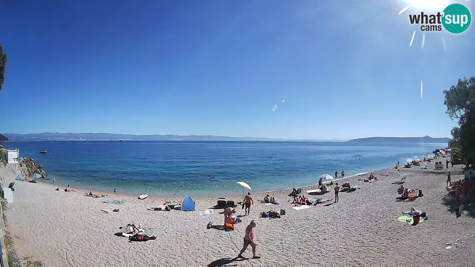 Webcam playa Sv. Ivan | Mošćenička Draga