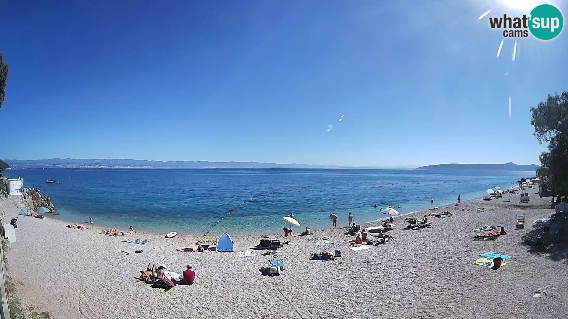 Livecam plage Sv. Ivan | Mošćenička Draga