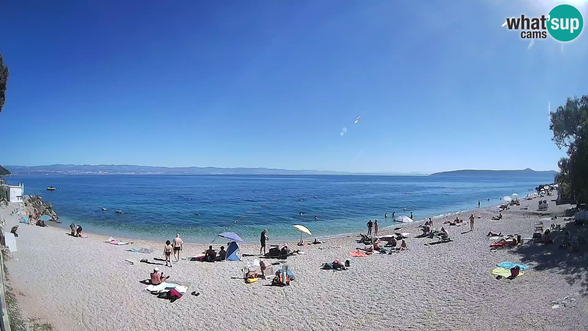 Livecam plage Sv. Ivan | Mošćenička Draga