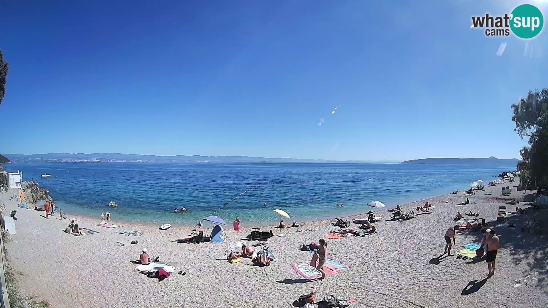 Webcam Sv. Ivan beach | Mošćenička Draga