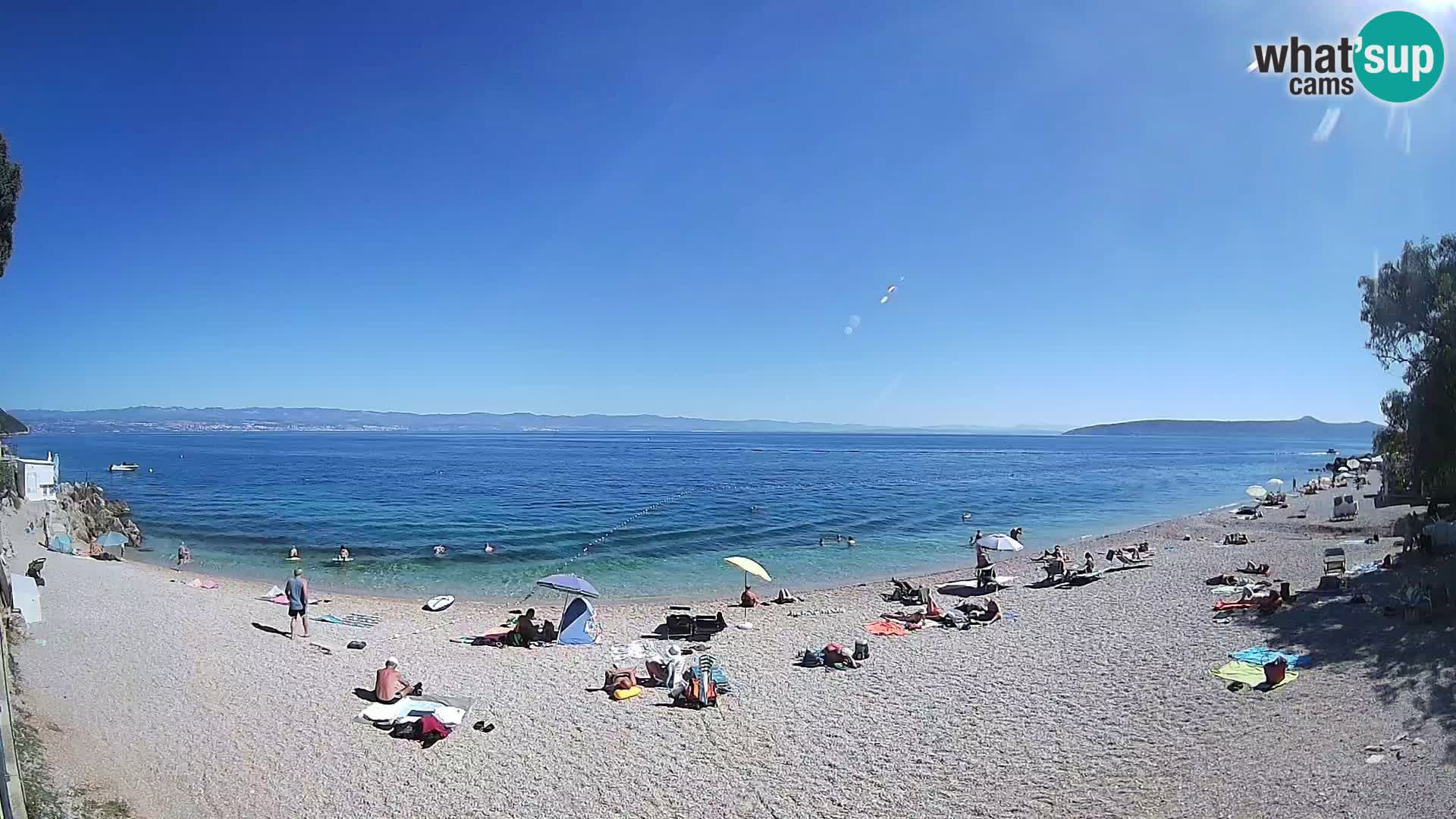 Webcam spiaggia Sv. Ivan | Draga di Moschiena