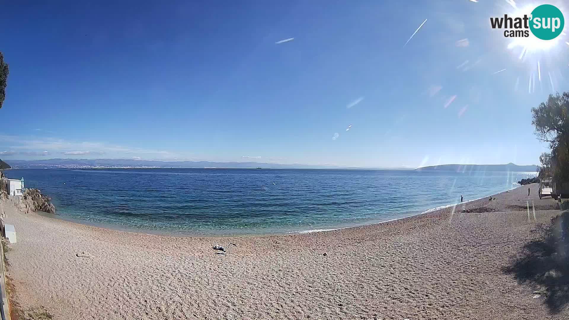 Spletna kamera plaža Sv. Ivan | Mošćenička Draga
