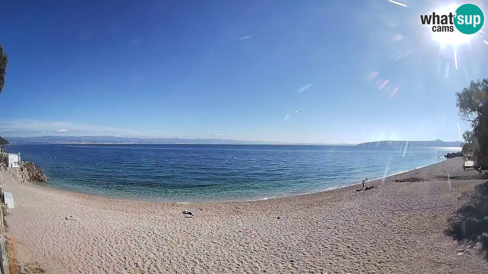 Spletna kamera plaža Sv. Ivan | Mošćenička Draga