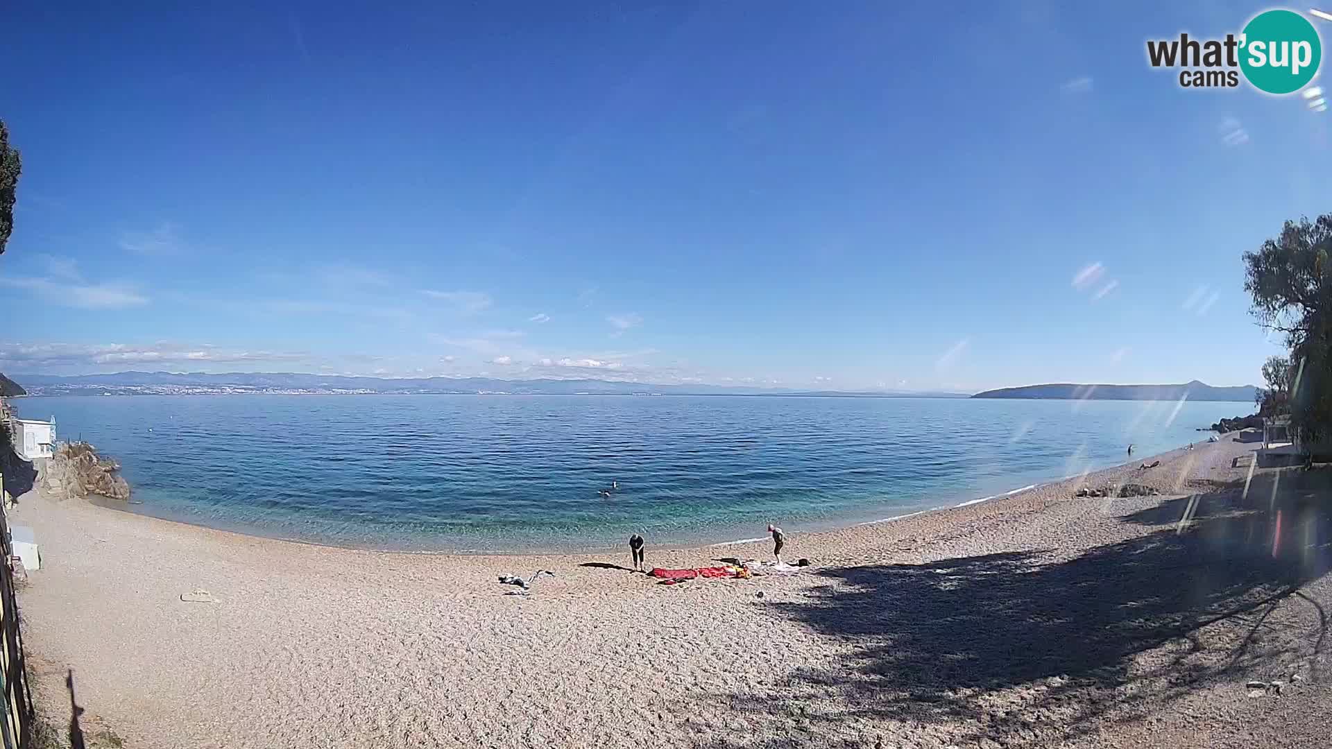 Webcam spiaggia Sv. Ivan | Draga di Moschiena