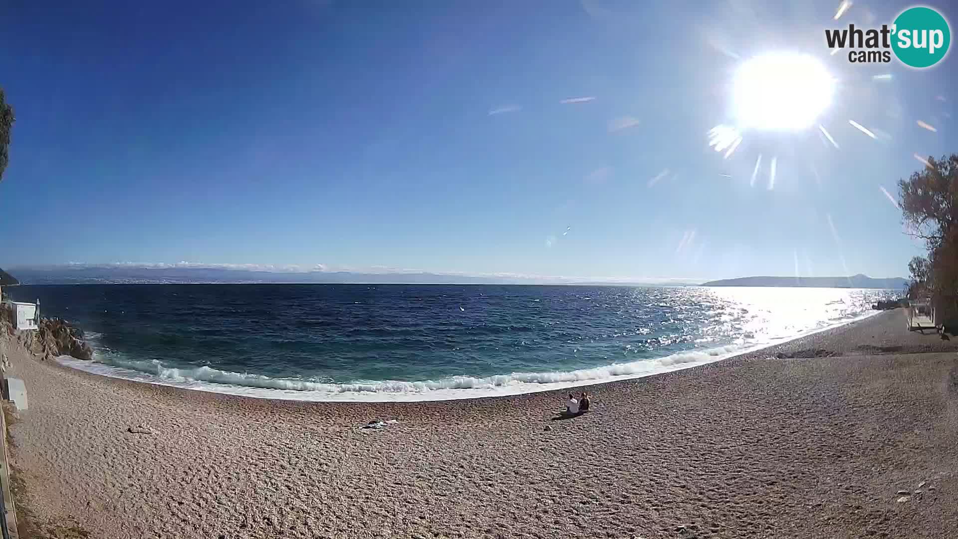 Webcam spiaggia Sv. Ivan | Draga di Moschiena