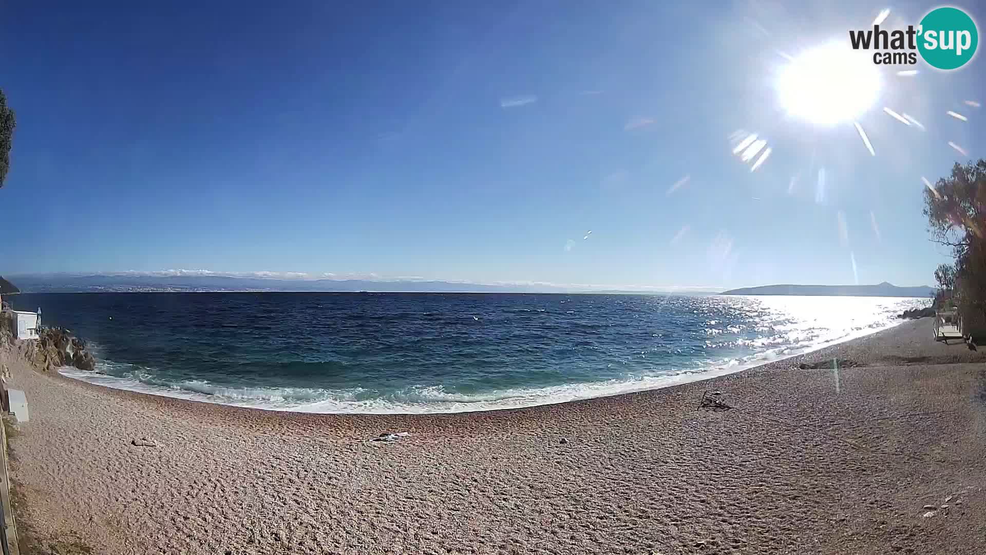 Webcam spiaggia Sv. Ivan | Draga di Moschiena