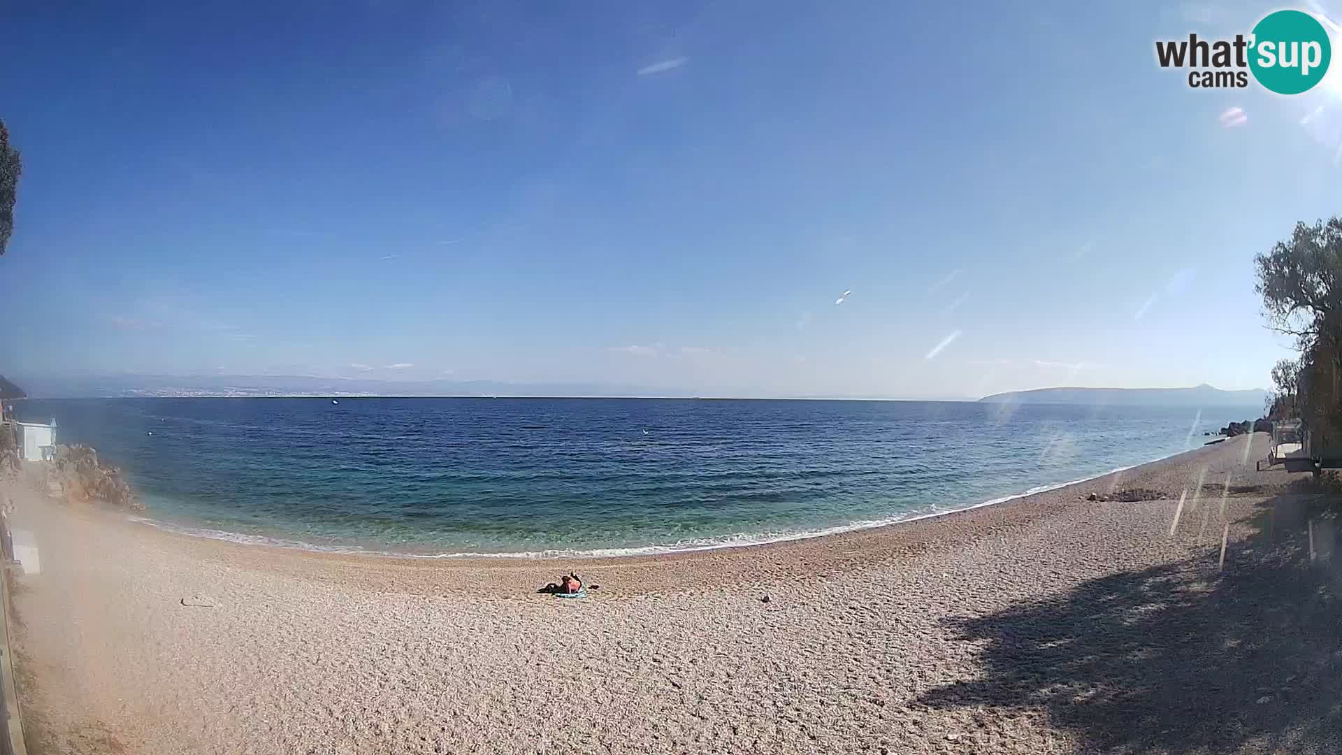 Webcam Sv. Ivan beach | Mošćenička Draga