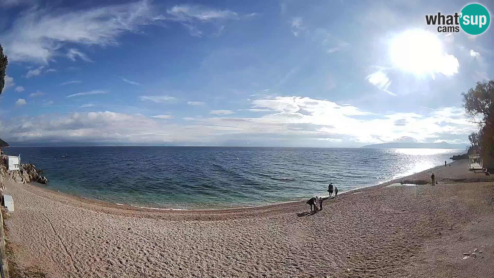 Webcam spiaggia Sv. Ivan | Draga di Moschiena