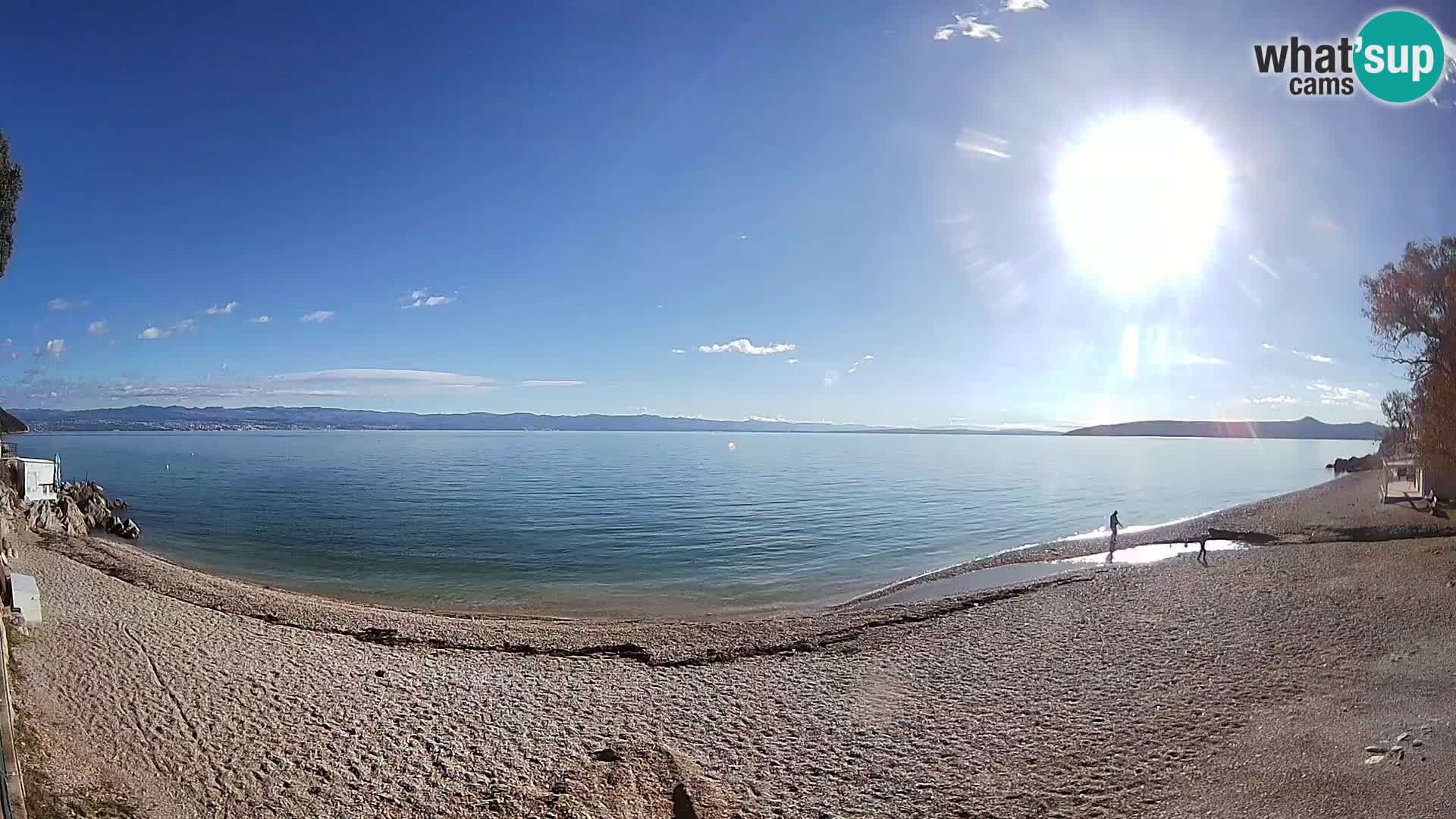 Webcam playa Sv. Ivan | Mošćenička Draga
