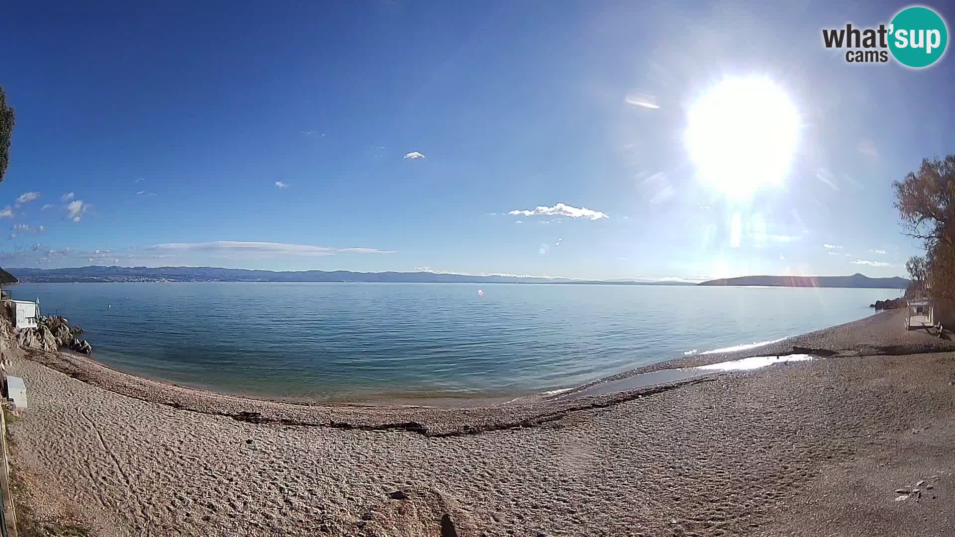 Webcam playa Sv. Ivan | Mošćenička Draga