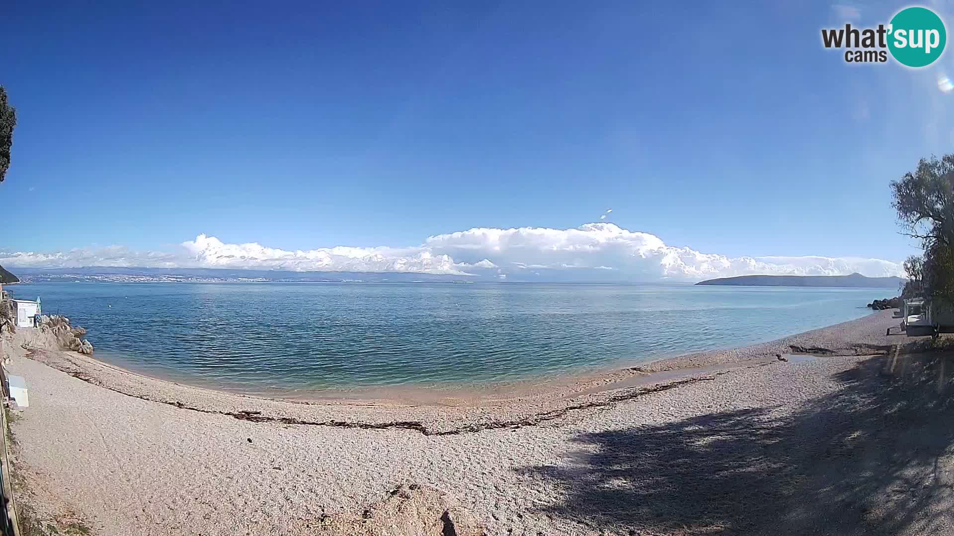 Webcam spiaggia Sv. Ivan | Draga di Moschiena