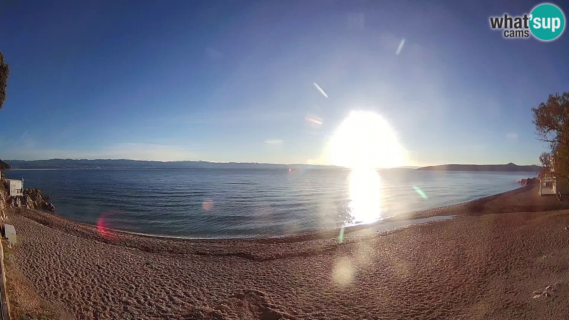 Webcam spiaggia Sv. Ivan | Draga di Moschiena