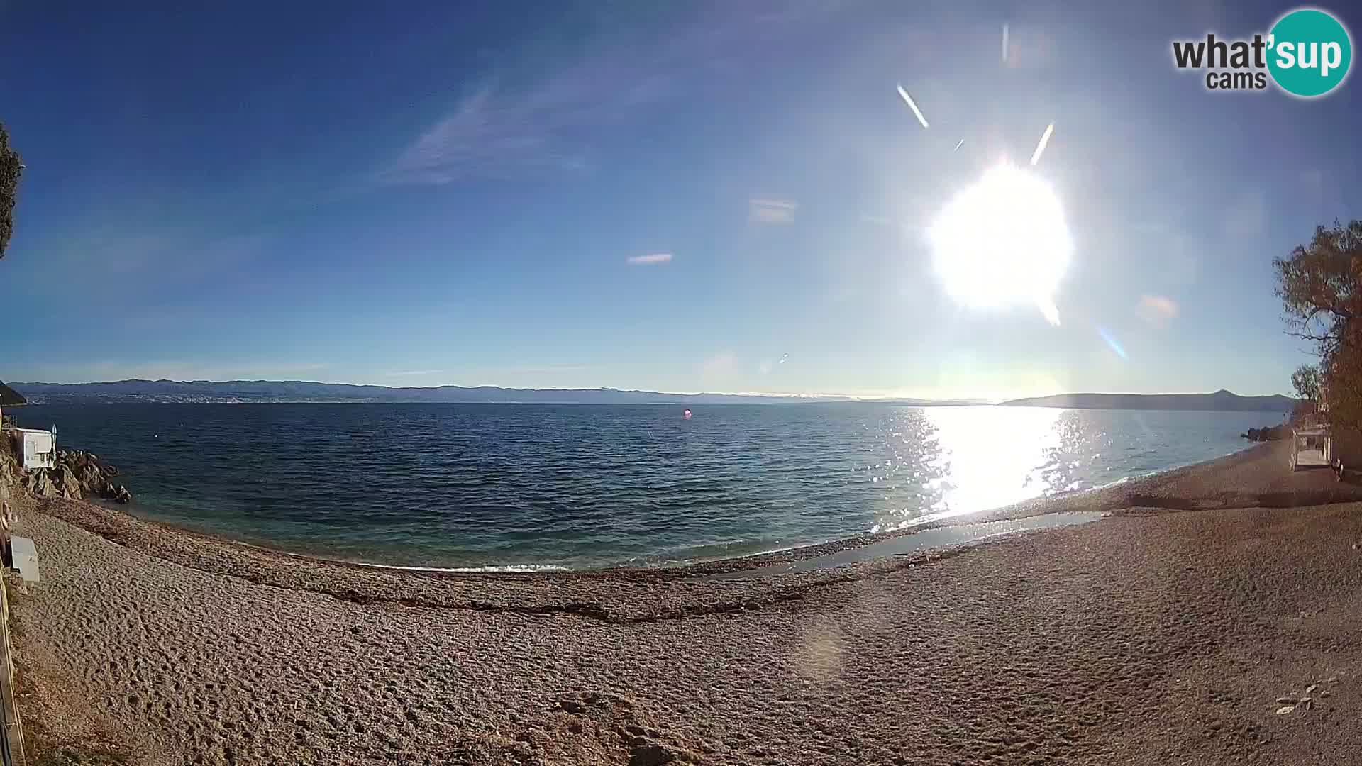Webcam spiaggia Sv. Ivan | Draga di Moschiena