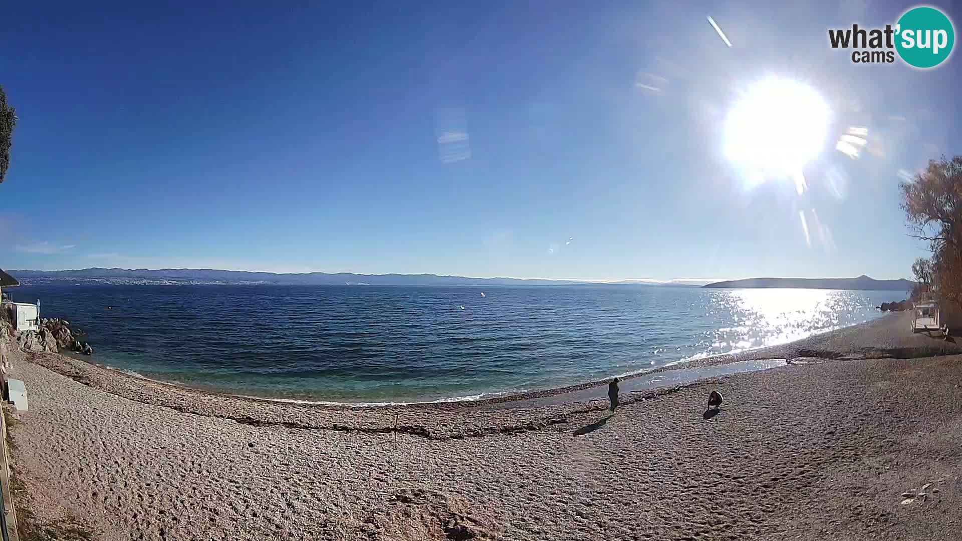 Webcam spiaggia Sv. Ivan | Draga di Moschiena
