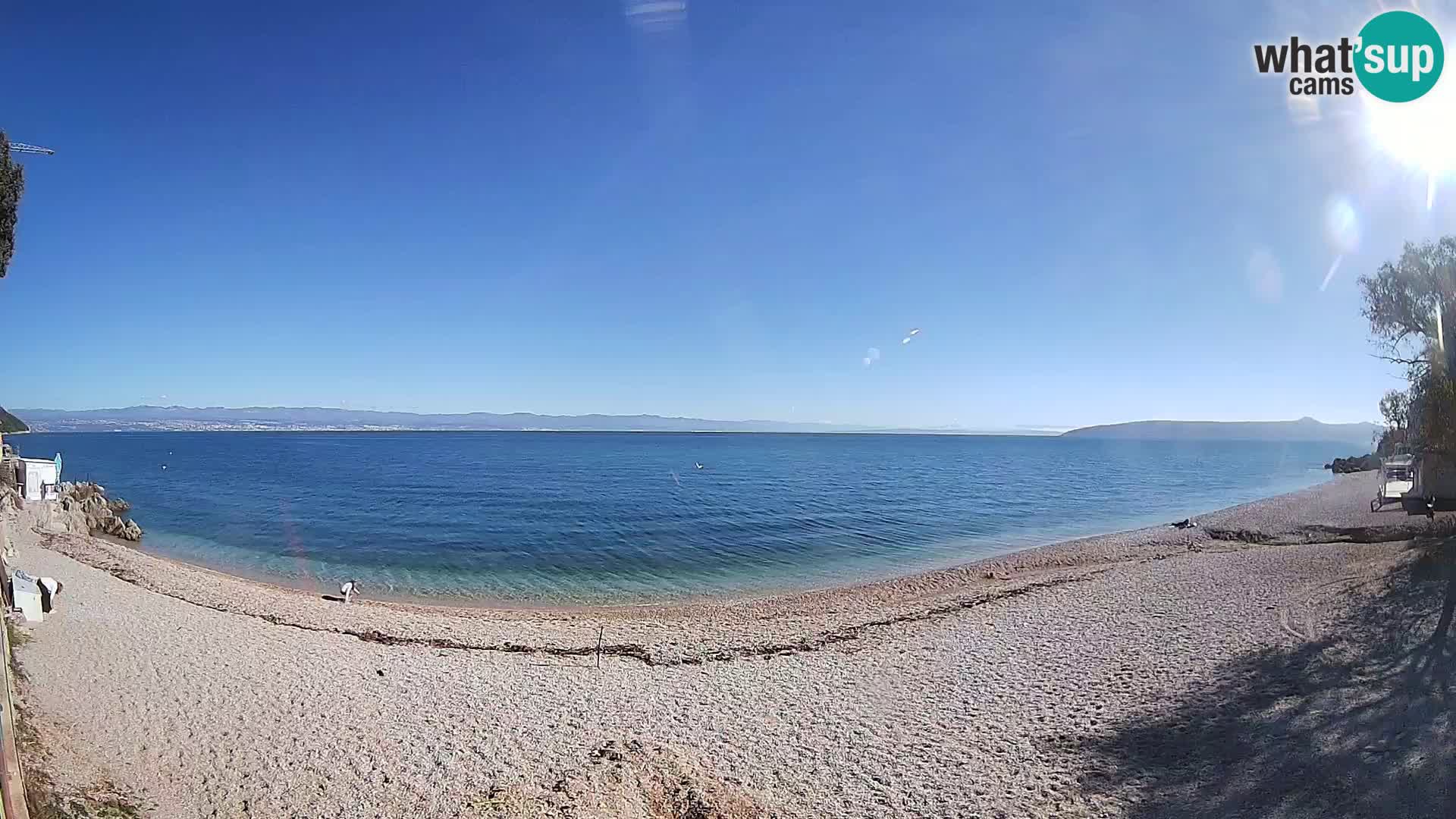 Webcam Sv. Ivan beach | Mošćenička Draga