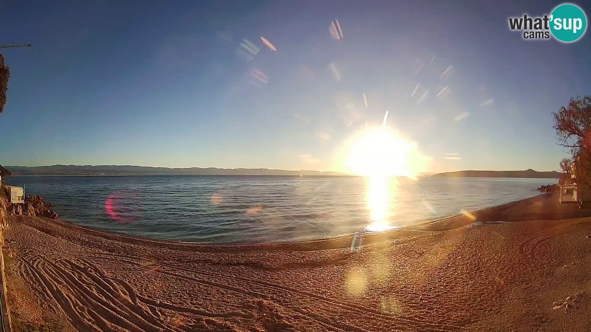 Webcam spiaggia Sv. Ivan | Draga di Moschiena