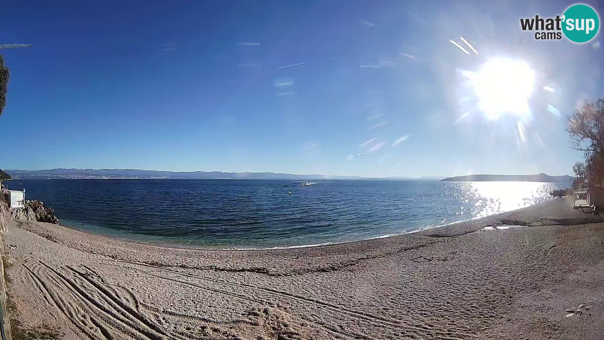Webcam spiaggia Sv. Ivan | Draga di Moschiena