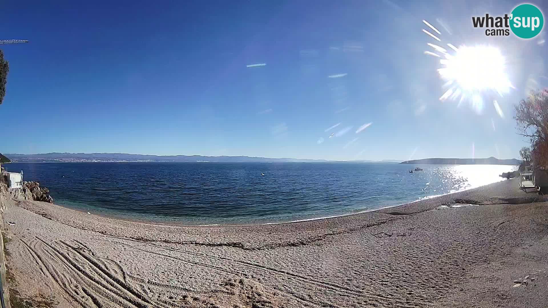 Webcam spiaggia Sv. Ivan | Draga di Moschiena