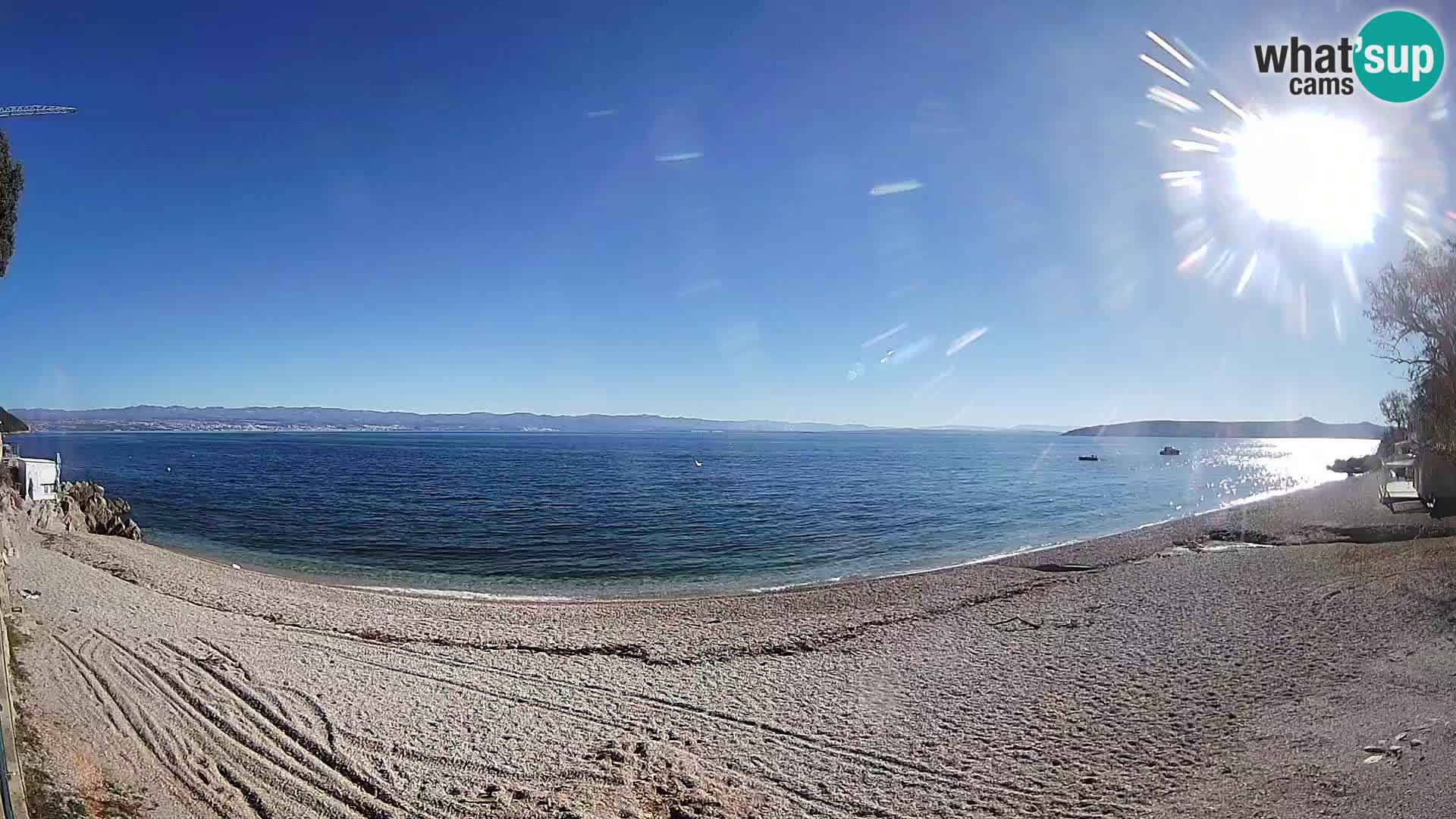 Webcam spiaggia Sv. Ivan | Draga di Moschiena
