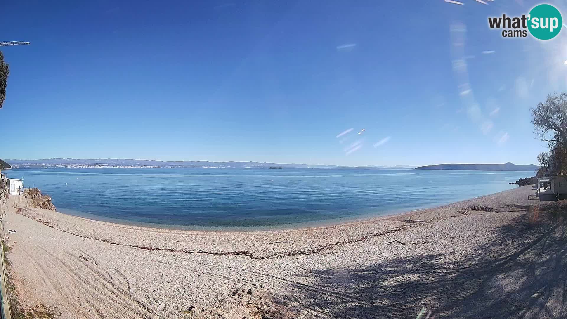 Webcam spiaggia Sv. Ivan | Draga di Moschiena