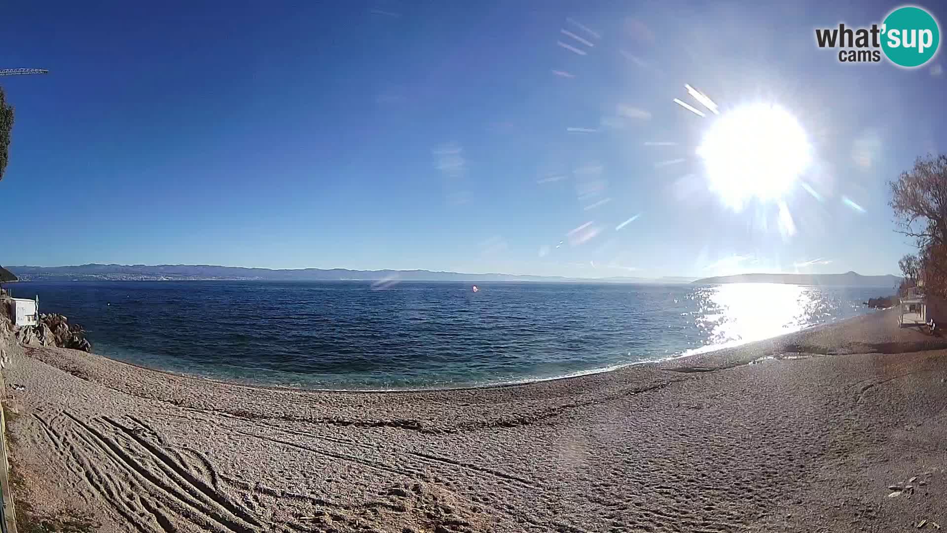 Webcam Sv. Ivan beach | Mošćenička Draga