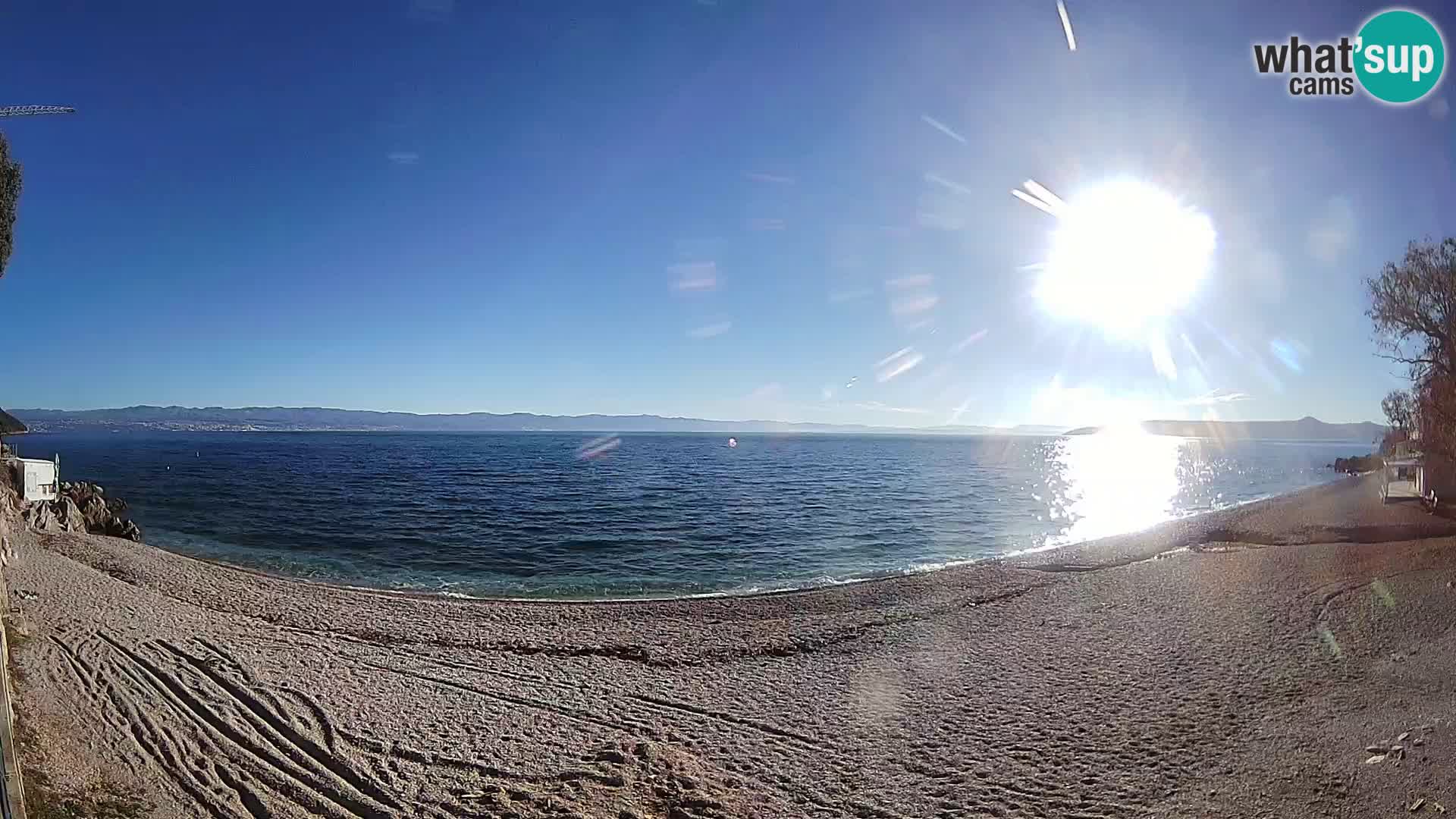 Webcam Sv. Ivan beach | Mošćenička Draga